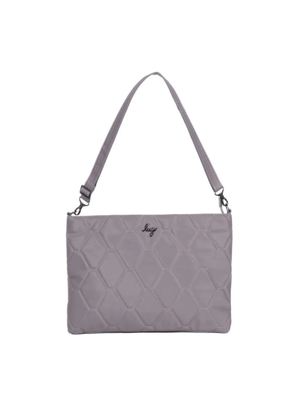 Lug Galley Satin Luxe VL Portfolio Crossbody Bag - Pearl NWT